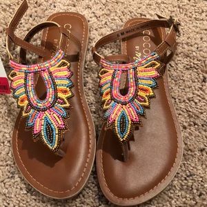 Multi color sandals